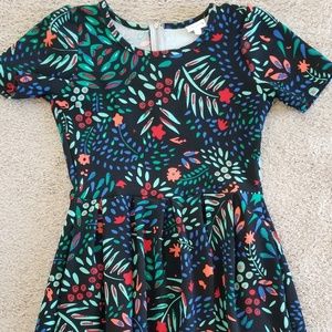 LuLaRoe Floral Amelia Dress